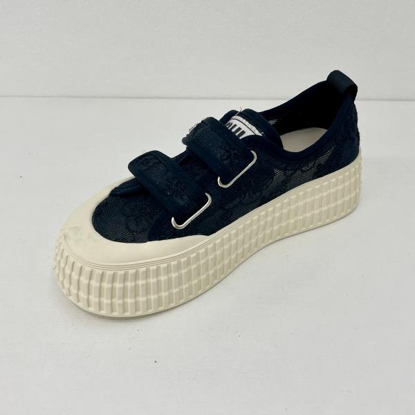 Espadrilles Platform Canvas Trainers Womens ODM Black Canvas Sneakers Womens