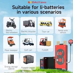 Active Balance BMS with 40A Charge/Discharge for 8s-17s Battery Strings