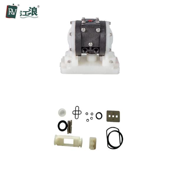 1/4 bomba de diafragma pneumática plástica para a miniatura da baixa pressão da água de esgoto