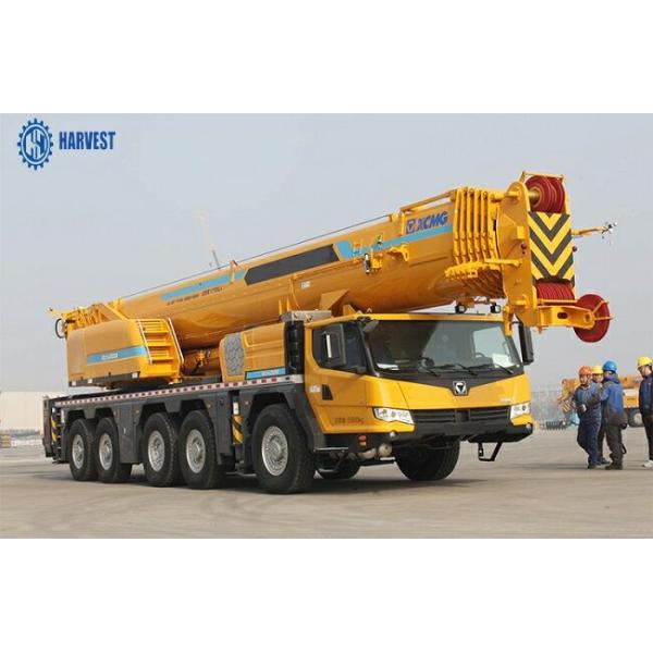 guindaste de 220 toneladas de gerencio do caminhão do crescimento da seção da altura 7 da grua do diâmetro 108m de 18.5m