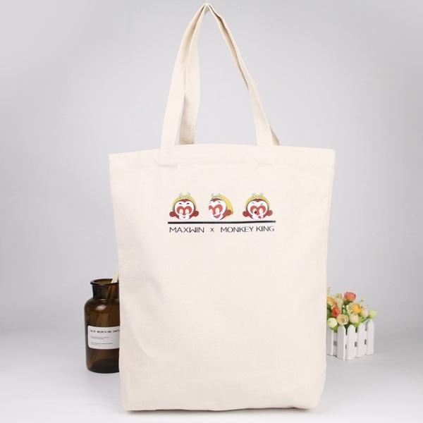 12oz Cotton Washable Canvas Grocery Bags Students Canvas Bags For School