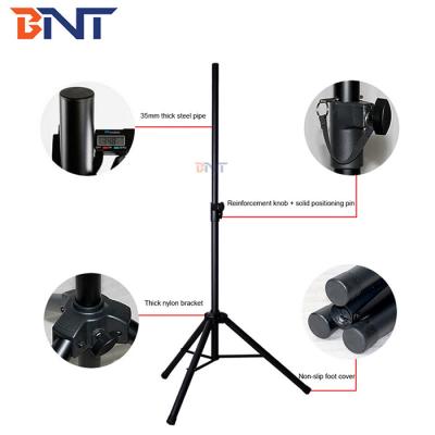 60kgs Loading Capacity Height Adjustable Speaker Tripod Stand For Professional Speaker
