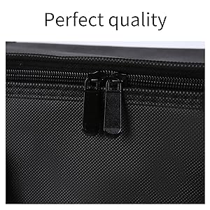 Insulated Cooler Bag And Food Warmer (3XL, 2 Pack) For Food Delivery & Grocery Shopping With Zippered Top, Black