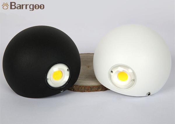 6W Up And Down Small Ball LED Wall Light IP65 For Exterior Building Decoration