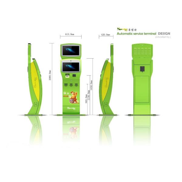 Wireless Connective Interactive information release Kiosk, Free Standing Kiosk