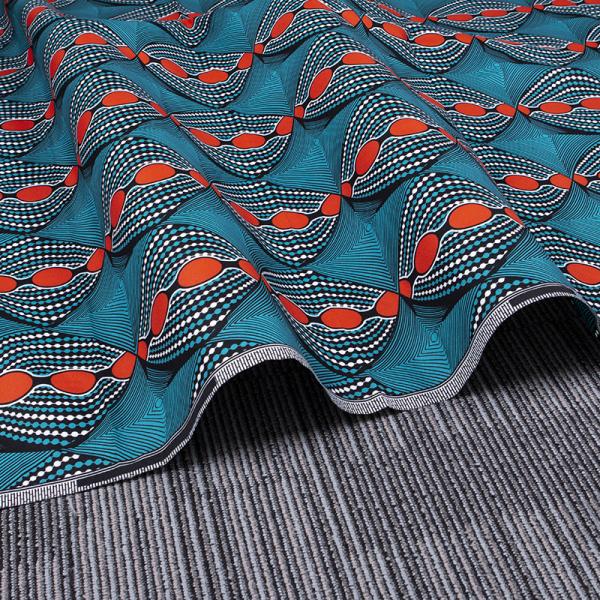 High Quality 6 Yard Nigeria Wax Print Fabric Real Wax Ankara African Wax Print Fabric for Party Dress