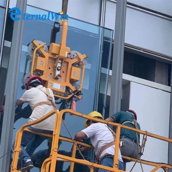 Equipamento de elevação de vácuo de vidro a bateria de corrente contínua 400 kg 1000 kg 1200 kg