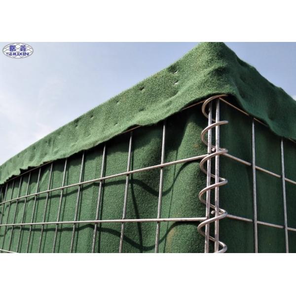 Temporary High Security Military Hesco Bastion Barrier , Mesh Size  80*80mm
