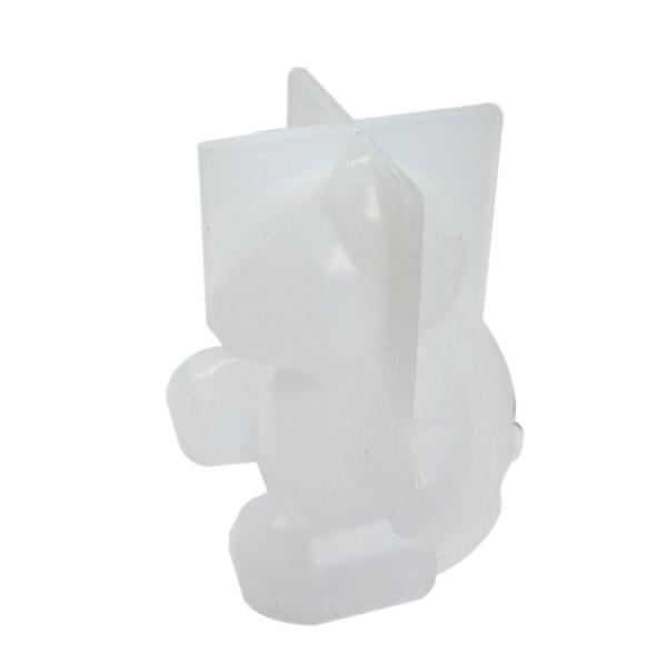 Handmade Silicone Resin Mold Diy Epoxy 3D Bear Silicone Mold Reusable