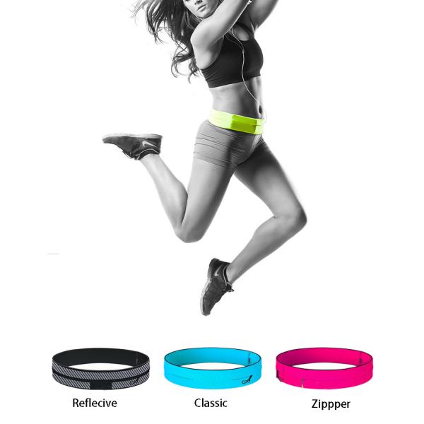 Ultra-thin invisible mobile phone multi-functional fitness outdoor waterproof high stretch belt waist bag