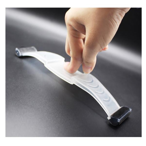 Nonslip TPR Under Door Wedge , Multipurpose Plastic Door Stopper