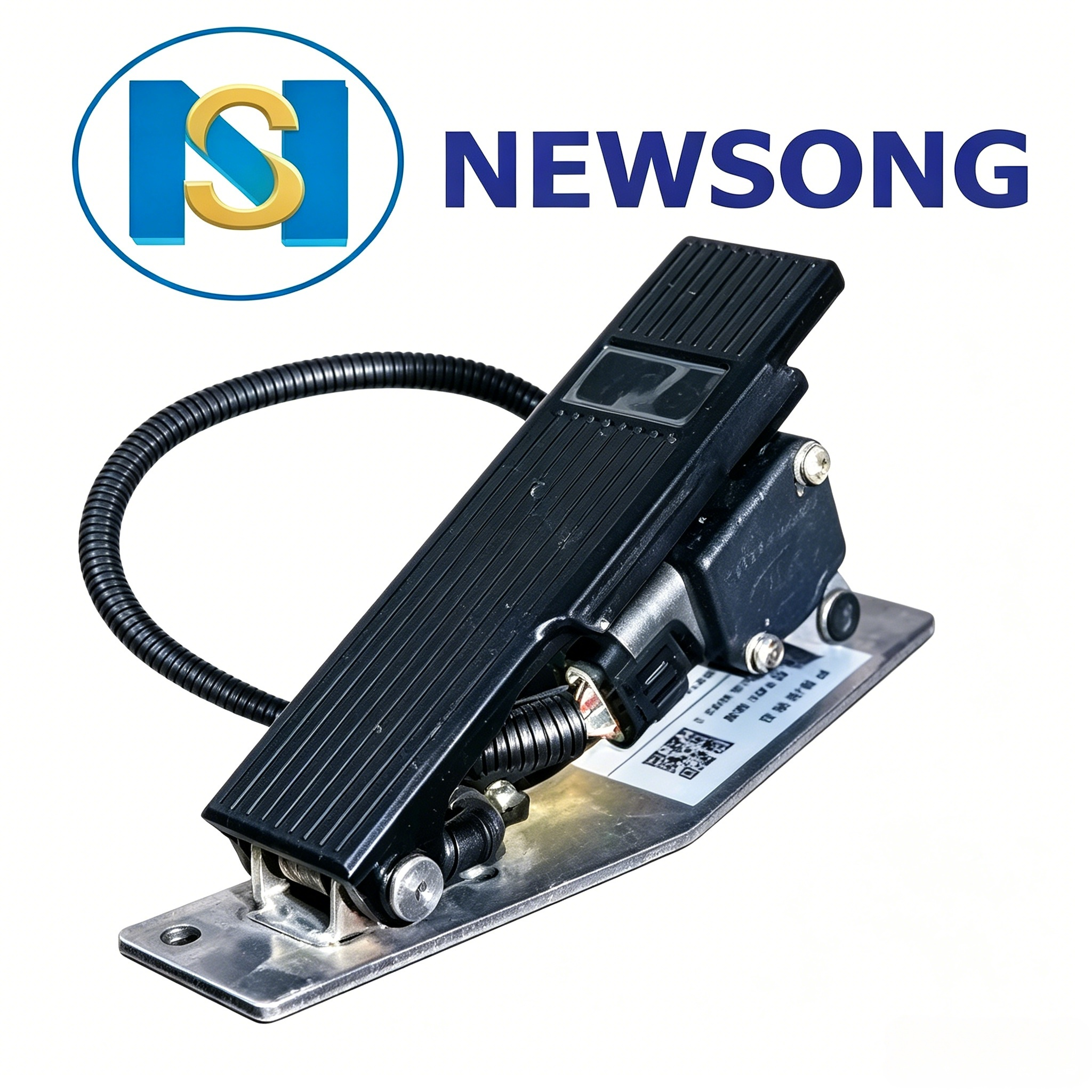 Electric Vehicle Accessories 25mA Electronic Bus Accelerator Pedal TS16949 ISO14001 Compliant