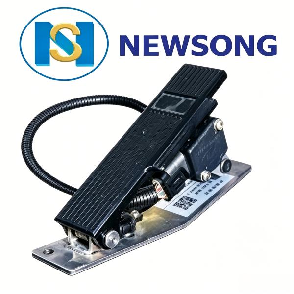 Electric Vehicle Accessories 25mA Electronic Bus Accelerator Pedal TS16949 ISO14001 Compliant