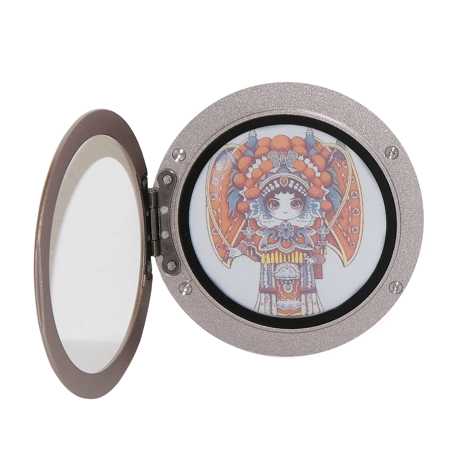 Sandblasted Bottom Shell Portable Bluetooth Speaker Stainless Steel Hinge