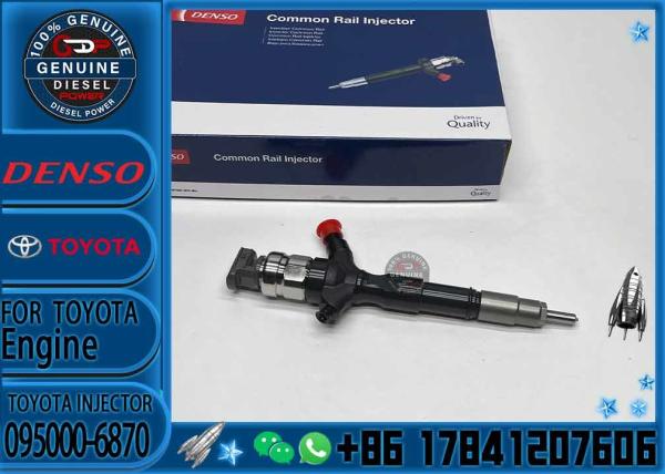 ORLTL Injecteur de carburant de gros 095000-6870 Injecteur de carburant de train commun 095000 6870 0950006870 pour TOYOTA 1KD-FTV 236770-391