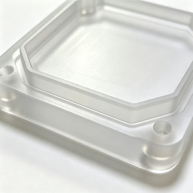 Custom CNC Machined Frosted Acrylic Enclosure with Precision Mounting Holes for OEM PMMA Housing