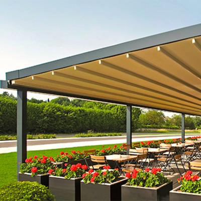 Tente escamotable imperméable de patio de PVC avec des années menées de garantie des lumières 3 - 5