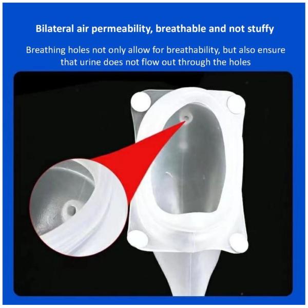 3 Years Shelf Life Portable Sterile Urine Bag for External Sealed Collection and Home