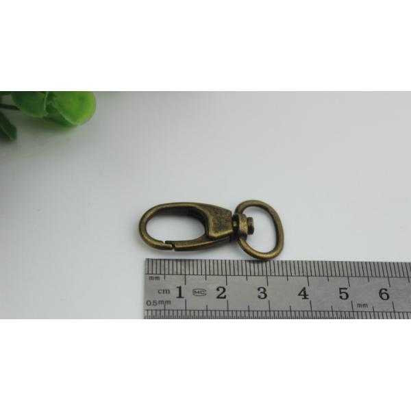 SP080 Custom zinc alloy 5 color 14 mm swivel spring snap clip bag strap hook for bags