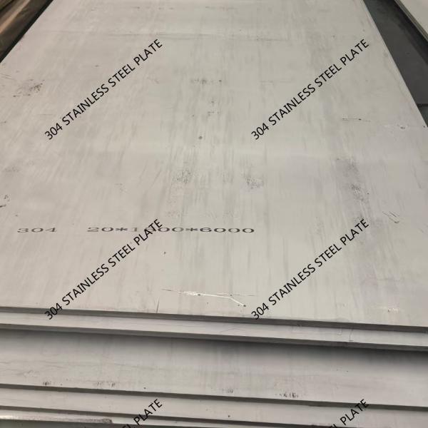 Hot Rolled 304 Stainless Steel Plate Thickness 6- 50mm Width 1500mm 1800mm 2000mm