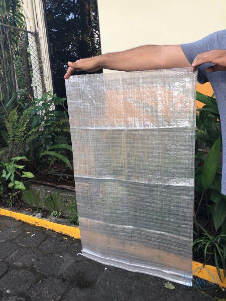 700mm Width Double Stitch  PP Woven Sack Bags For Grain Rice 40x60CM