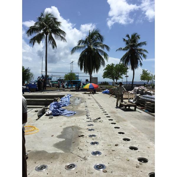 Настраиваемый красочный наружный пол Подземный фонтан сухой воды