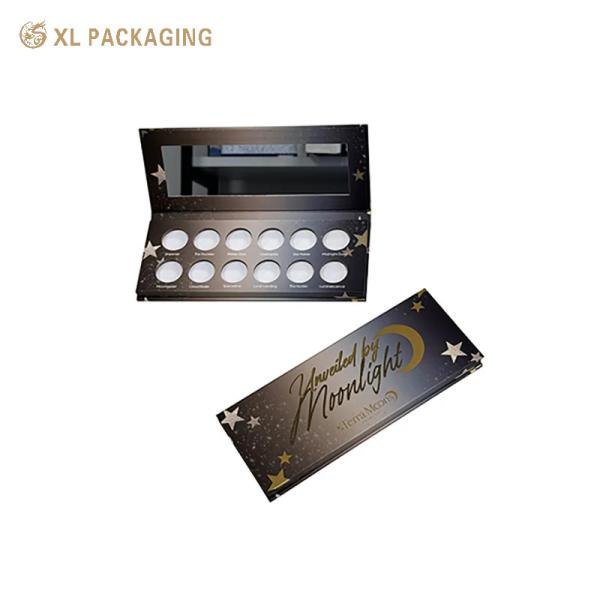 ﻿XL Packaging Custom Printed Cosmetic Boxes Cosmetic Empty Palette Box Eyeshadow Palette Packaging Box Waterproof Cardboard For Makeup Cosmetics