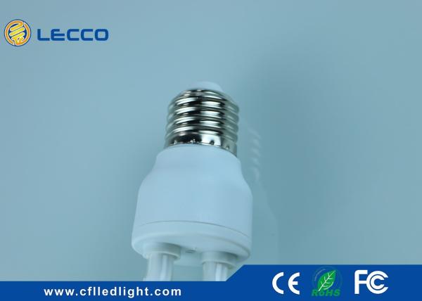T3 Half Spiral Energy Saver Light Bulbs 6400K CFL 9 Watt Nickelplated Aluminum Base