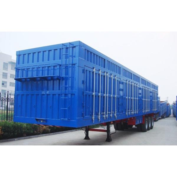 Tri Eje 53 Piés Furgonetas remolques 3 Ejes Caja 30t 40t 50t Cerrado Semi-contenedor Furgoneta remolque