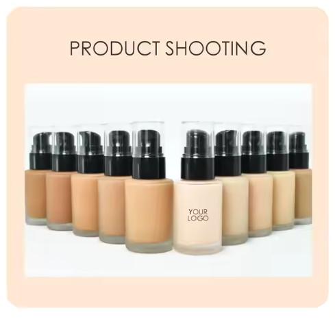 OEM Long Lasting Vegan Liquid Foundation Waterproof Face Matte SPF30 Makeup Concealer Foundation