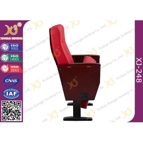 Powder Coating Finish Legs Auditorium Theater Seating Furniture With Tablet