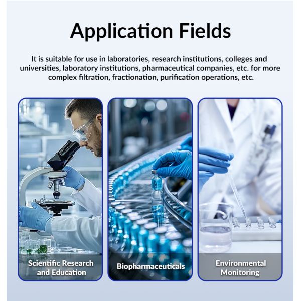 Laboratory Analysis Glass Solvent Vacuum Filtration Distillation Apparatus Vacuum Suction Filter Device