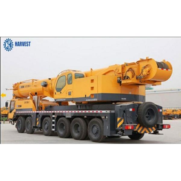 Período 8m 130 Ton Max Lifting Height 86m  QY130K todo o guindaste do terreno
