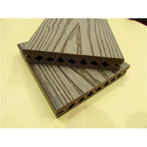 Embossing Galling WPC Composite Decking Solid PVC Plastic Deckings