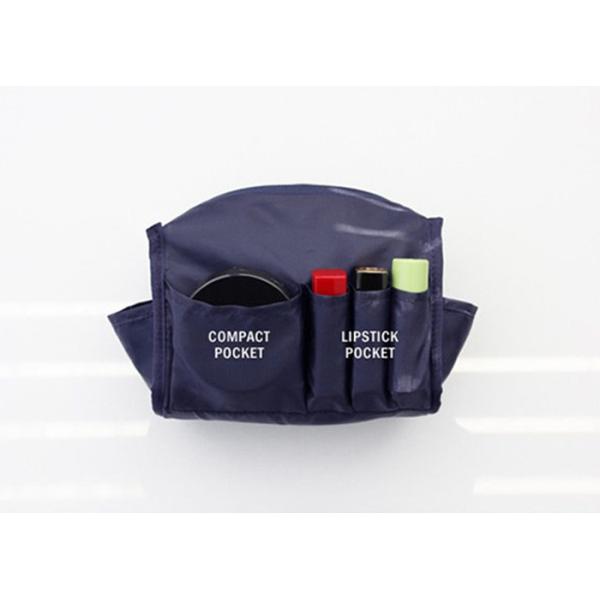 Portable Creative Nylon Travel Cosmetic Bags Coating Plain WIth Multi Function