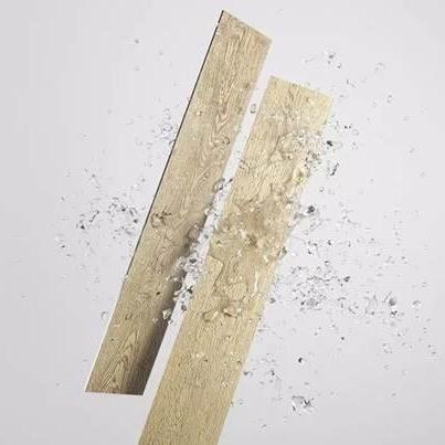 4 mm SPC Antiderrapante Rígido Vinyl de plástico de suelo con textura de madera de cilc para baños
