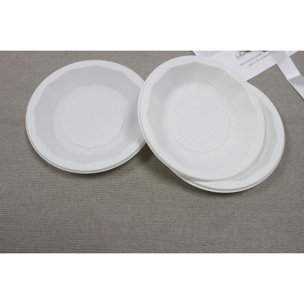 Biodegradable Corn Starch Plastic Plate 6 Inch,Easy Green Bioplastic Plate 7inch,High Quality Heavyduty 9 Inch Plate