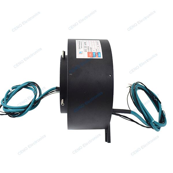 Through Bore Industrial Slip Ring with Electric Power and CANBus Signal