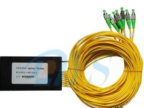 High Return Loss Optical Signal Splitter , Fiber Optic Audio Splitter With 1260nm - 1650nm Wavelength
