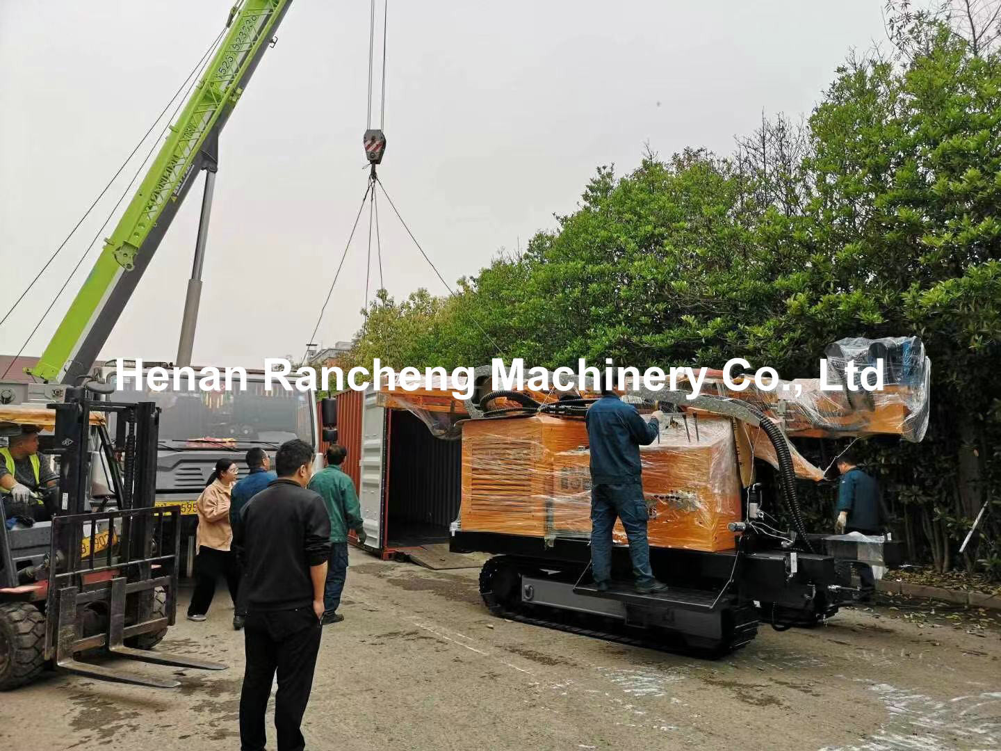 RCJ500RC Гидравлическая RC DTH буровая установка для взрывных отверстий / буровая установка для обратной циркуляции / буровая установка для добычи твердых пород