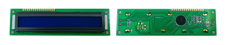 Negative COB 16x1 Character LCD 1601 Display With STN Blue Type Custom