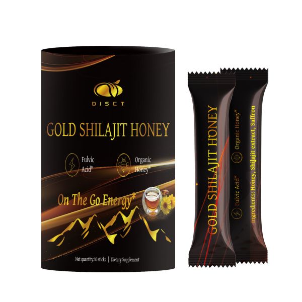 Organic Sugar Free Himalayan Shilajit Honey Stick With 60% Fulvic Acid For Energy Boost