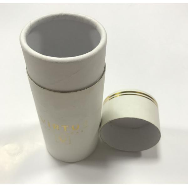 Беловосковая покрытая бумажная трубка для индивидуальной упаковки косметических бутылок