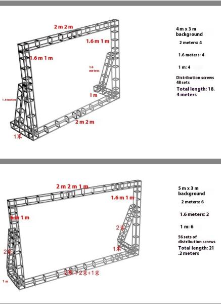 Sturdy Aluminium Stage Truss Welding Aluminum Box Truss For Advertising Display