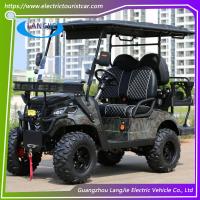 Batería de 48 V Dirección de mano izquierda Carro de golf eléctrico de 4 asientos Carro de transporte eléctrico para campo de golf