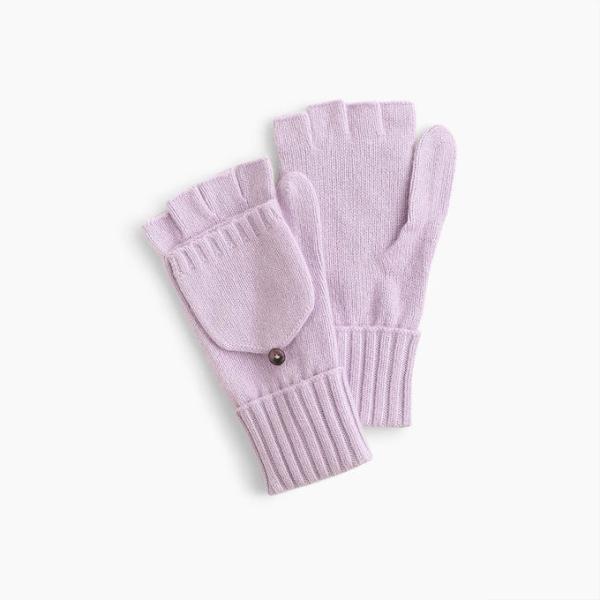 Women ' S Knit Fingerless Gloves , Colorful Fingerless Gloves With Flap