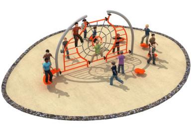 580*400*250cm Rope Climbing Frame Playground For Open Space TQ - TN501