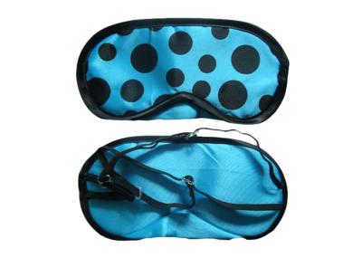 Pretty Dot Pattern Blue Sleeping Eye Shades , Adjustable Thin Elastics eye cover to sleep