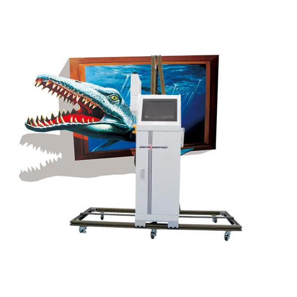 2100mm Height 3d Vertical Wall Printer Dual Core CPU 340ml Cartridge