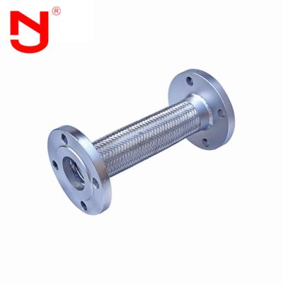 Junção de expansão flexível da mangueira ondulada trançada de aço inoxidável do metal do fio